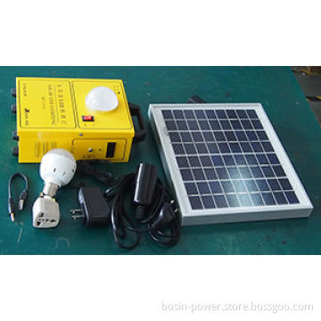 5W off-Grid Home Solar Power Inverter System with 2W LED Lights